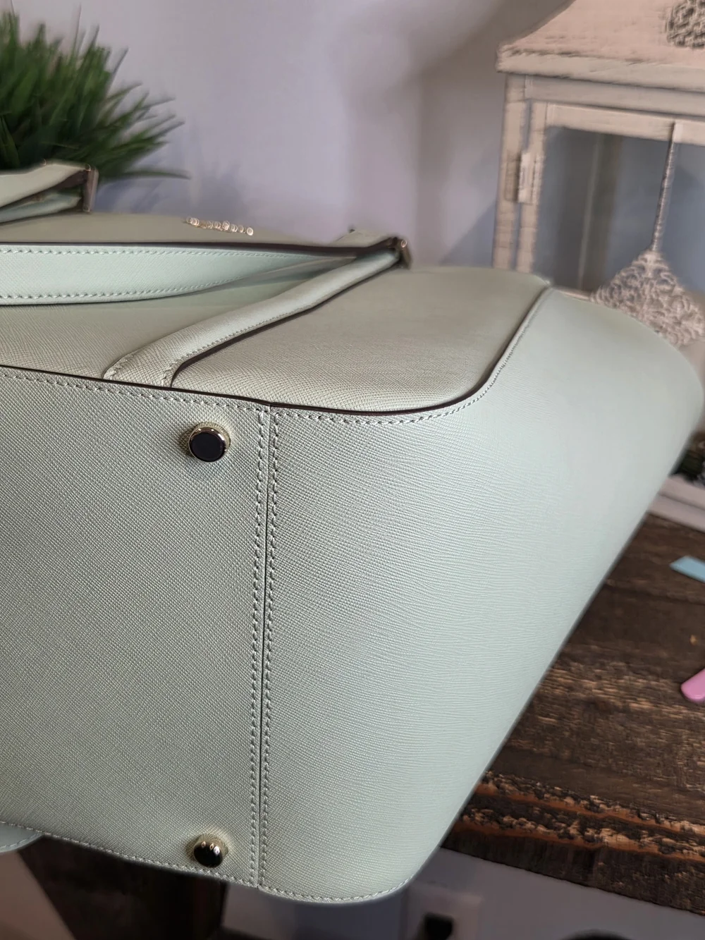 Kate Spade Newbury Lane Briar Saffiano Leather Tote – Light Mint Green (NWT)
